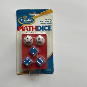Math dice game from thinkfun